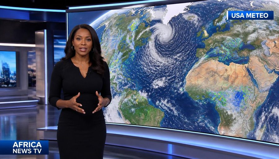Présentatrice météo AfricaNews TV USA